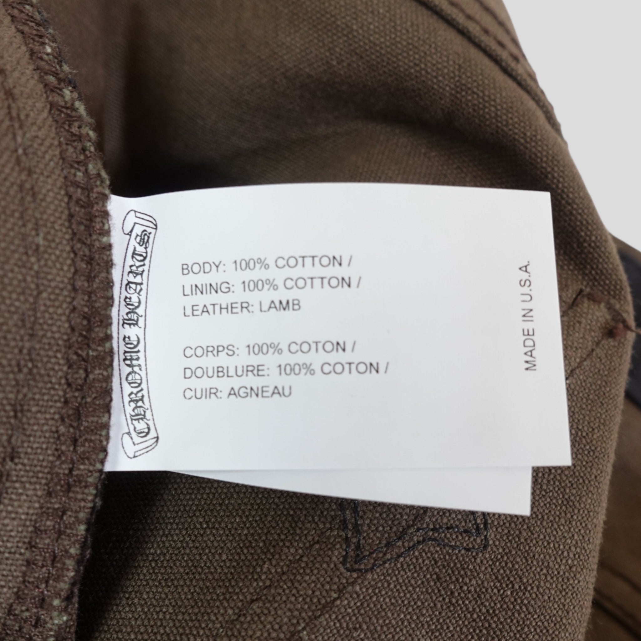 Chrome Hearts Double Knee Carpenter Pants in Brown