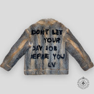 Louis Vuitton "Don't Let Your Day Job Define You" Fox Fur Coat