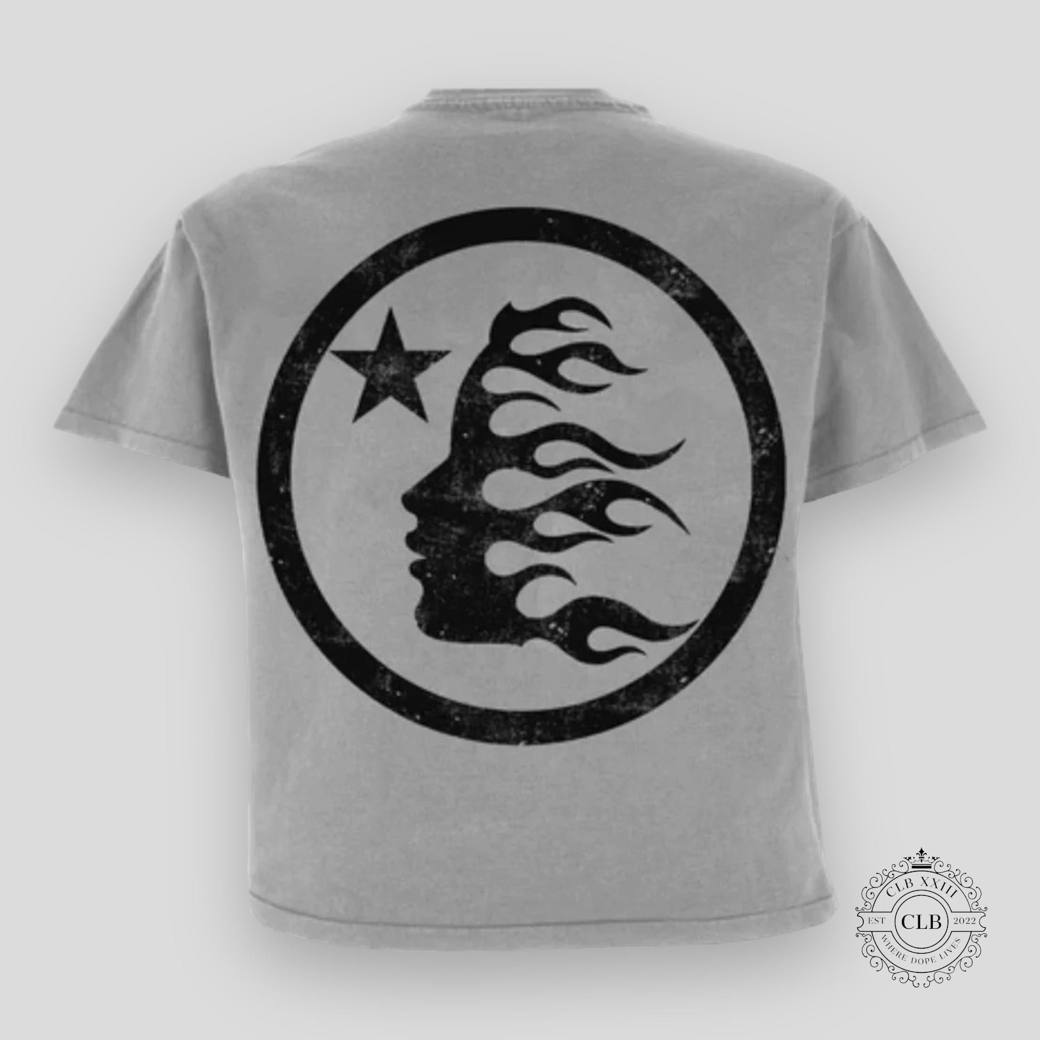 HELLSTAR SPORT LOGO TEE - GREY