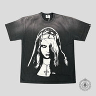 Warren Lotas Nun Tee in Washed Black