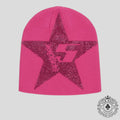 Sp5der Star Rhinestone Skully in Pink