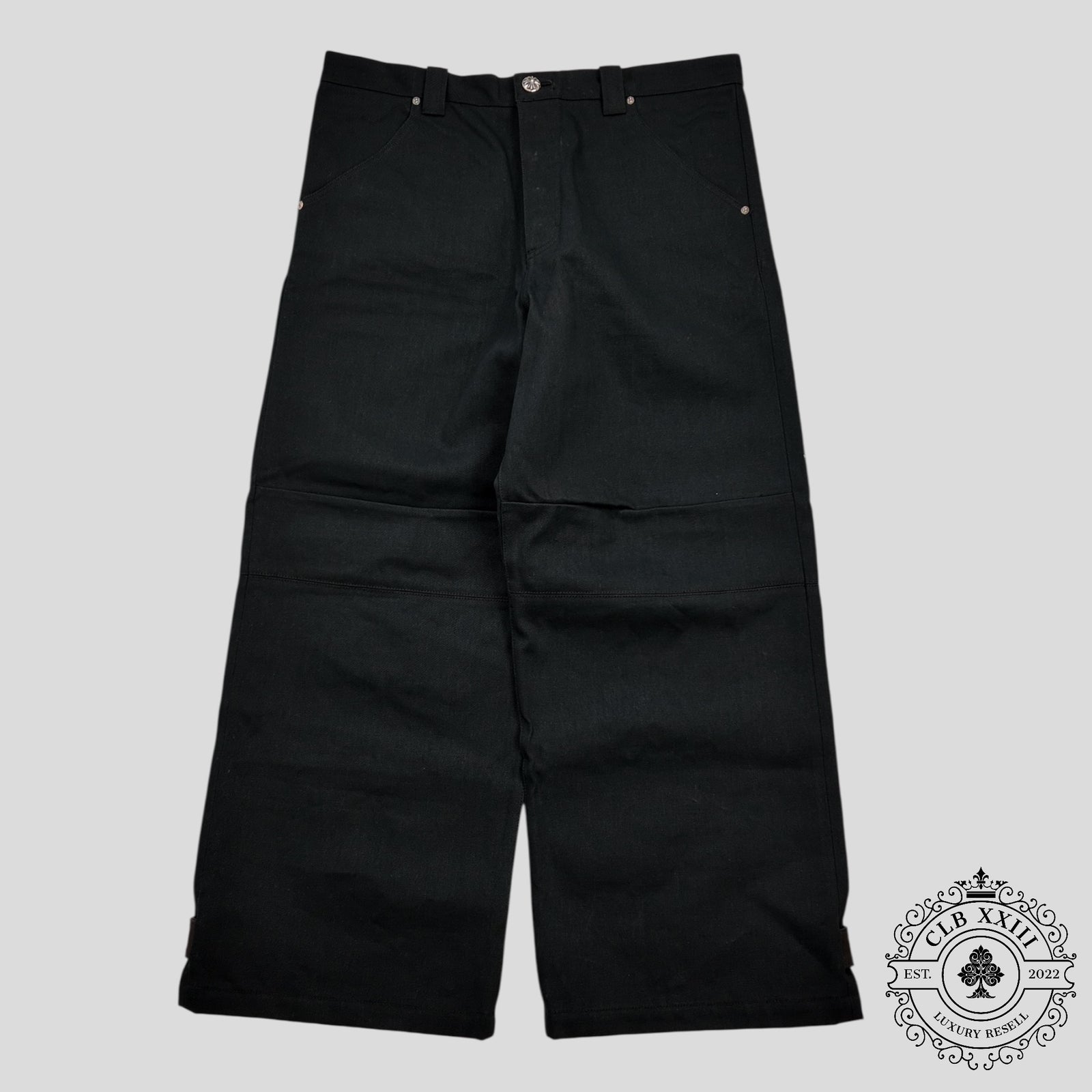 Chrome Hearts Street Sweeper Denim Pants in Black
