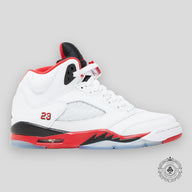 Air Jordan 5 Retro Fire Red Black Tongue
