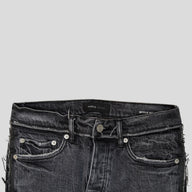 Purple Brand P001 Deconstructed Jeans in Aged Black