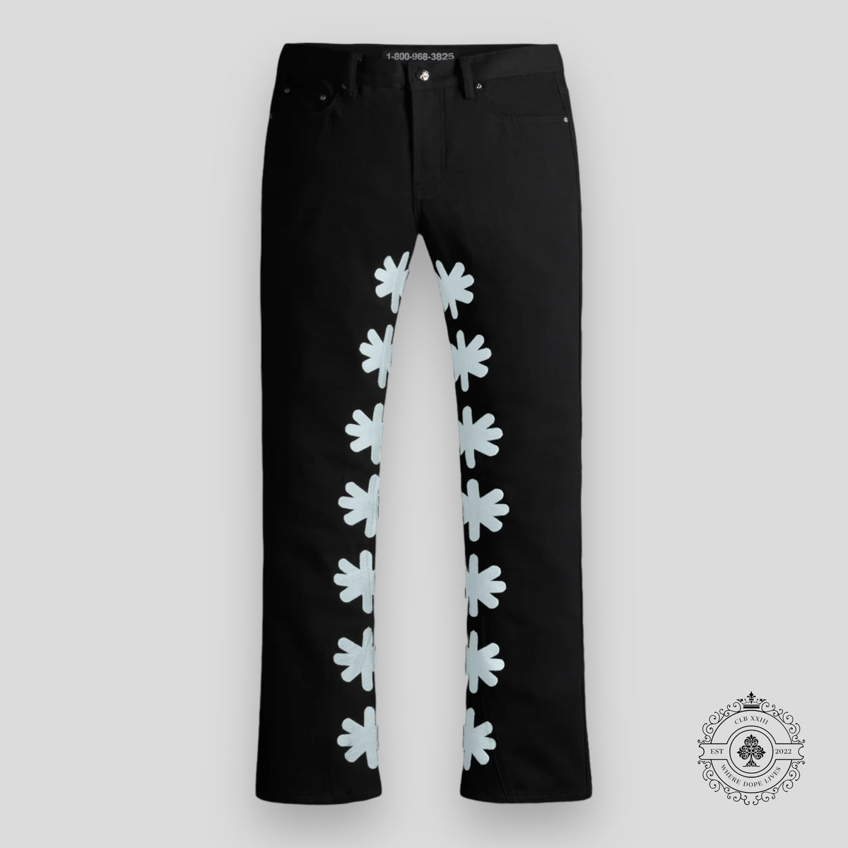 Lostshdws Dark Shdw Denim in Black / Frost