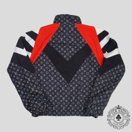 Louis Vuitton Monogram Nylon Printed Track Top in Black