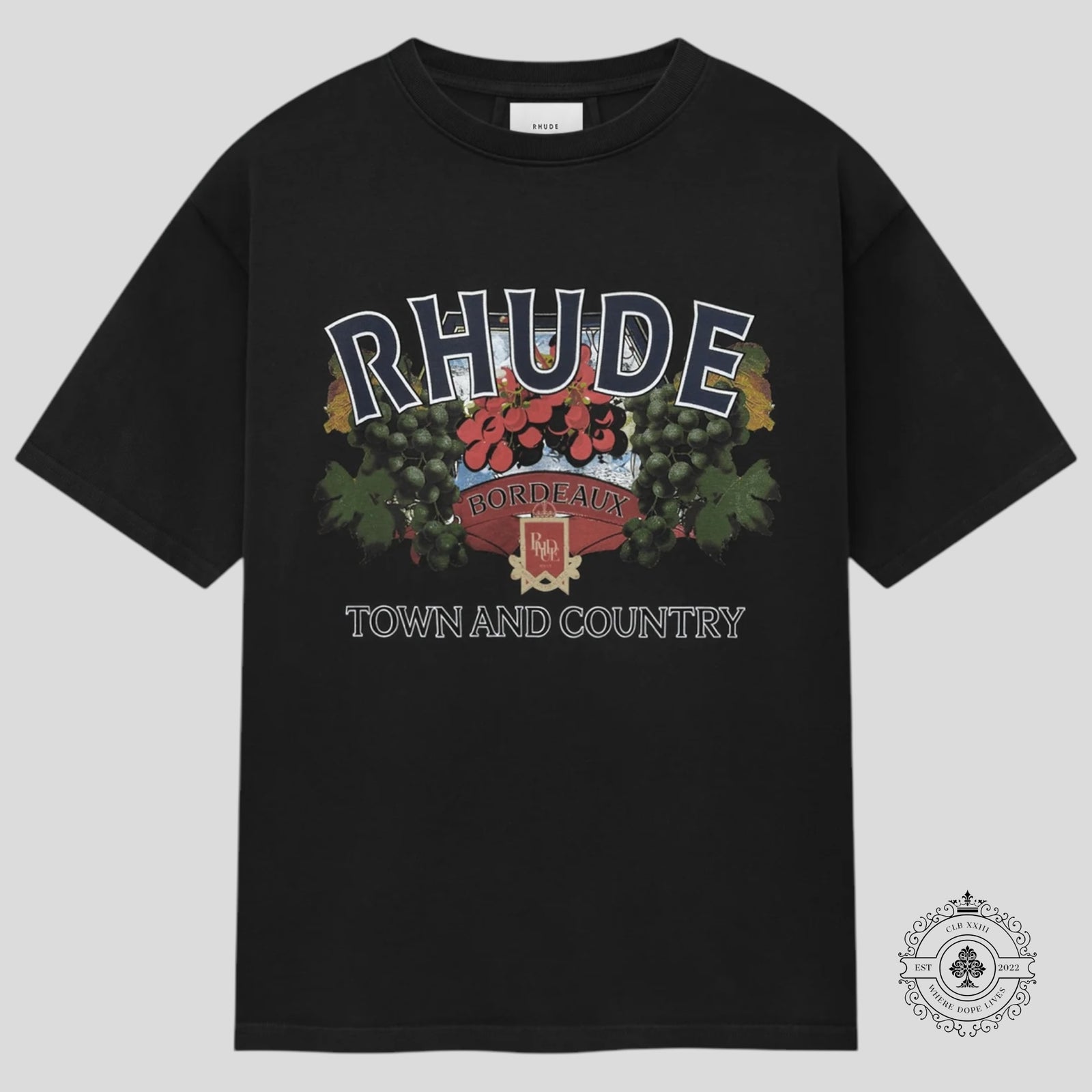 Rhude Town And Country Tee in Black