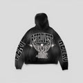 Retrovert Rhinestone Never Been Normal Hoodie in Black