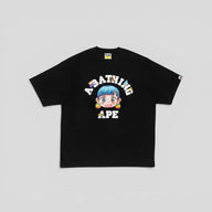 BAPE x Mr. College Tee in Black