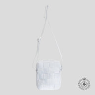 Supreme Woven Shoulder Bag in White