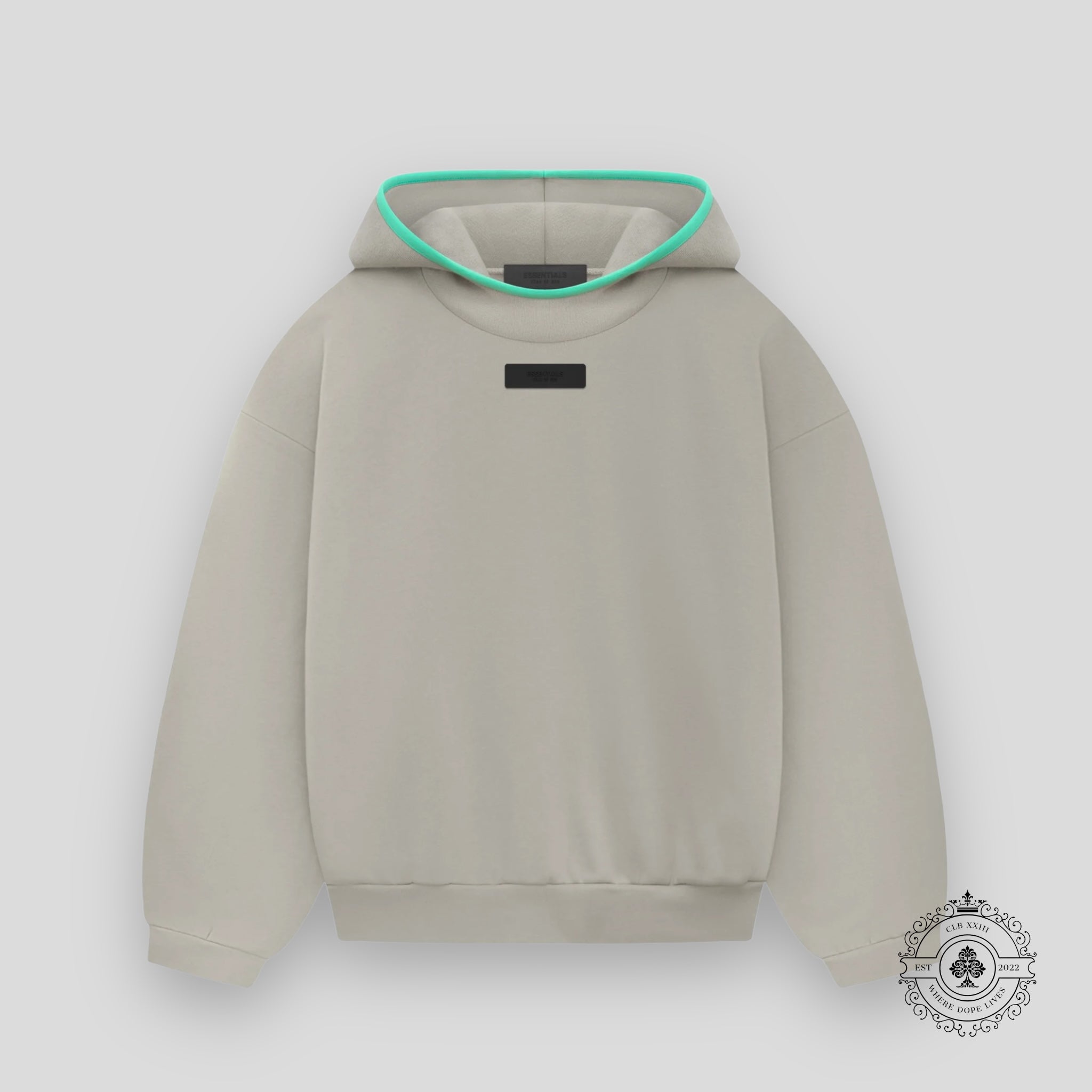 Fear Of God Essentials Hoodie SS24 in Seal