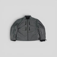 Vetements Layered Reflective Windbreaker in Blue