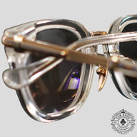 Chrome Hearts Tittansluvr Glasses in Clear/Gold