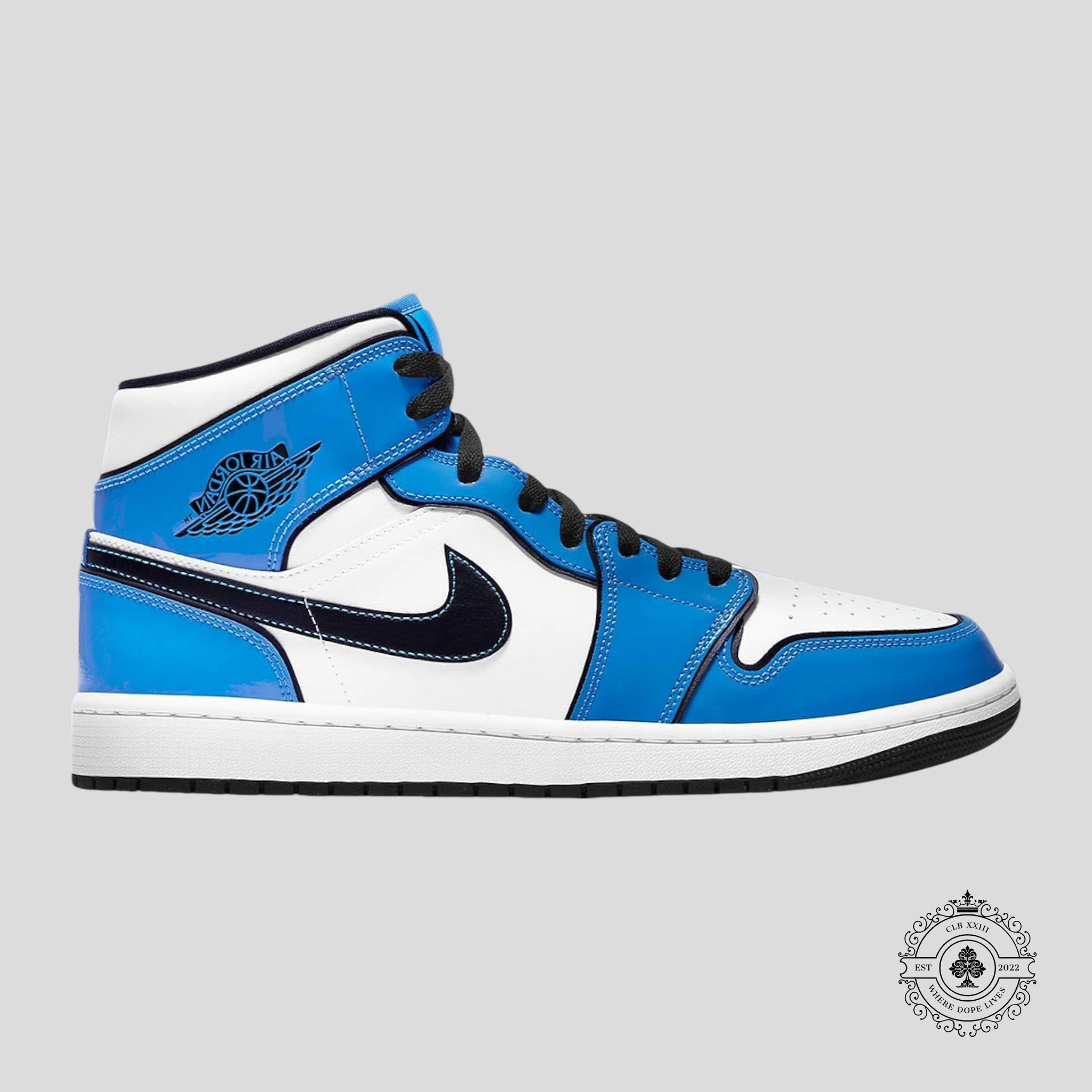 Air Jordan 1 Mid Signal Blue