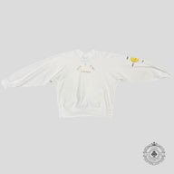 Kanye West Jesus is King Chicago Gold Coin Crewneck in White