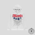 Sp5der Atlanta Full Zip Hoodie Heather Grey
