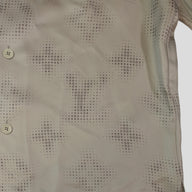 Louis Vuitton Monogram Silk Button Up Shirt in Grey