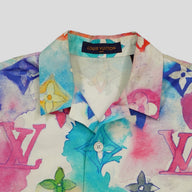 Louis Vuitton Watercolor Button Up in Multicolor