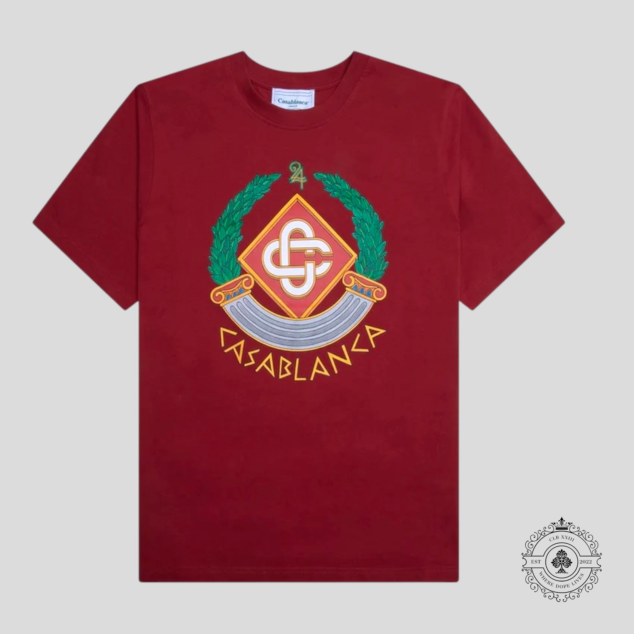 Casablanca Crest Printed Tee
