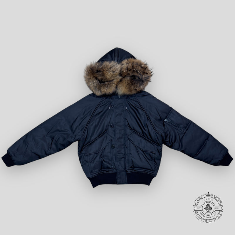 Louis Vuitton X Nigo Mountain Aviator Fur Hood Jacket