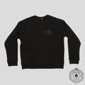 Chrome Hearts Cemetery Cross Seven-11 Crewneck in Black
