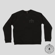 Chrome Hearts Cemetery Cross Seven-11 Crewneck in Black