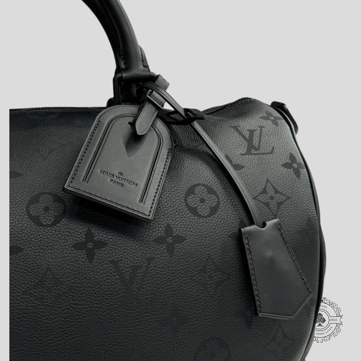 Louis Vuitton Speedy P9 Bandoulière Calfskin Bag, side view