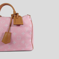 Louis Vuitton Speedy P9 Bandoulière Calfskin Bag, detail view