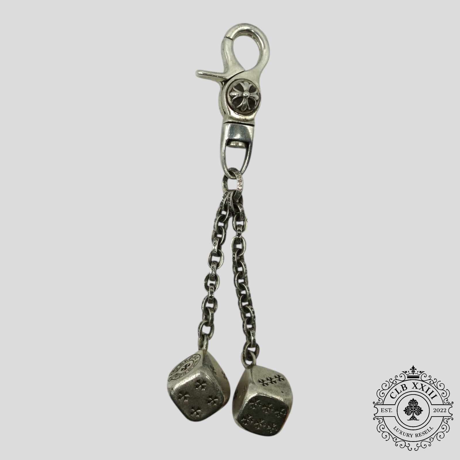Chrome Hearts Dice Keychain