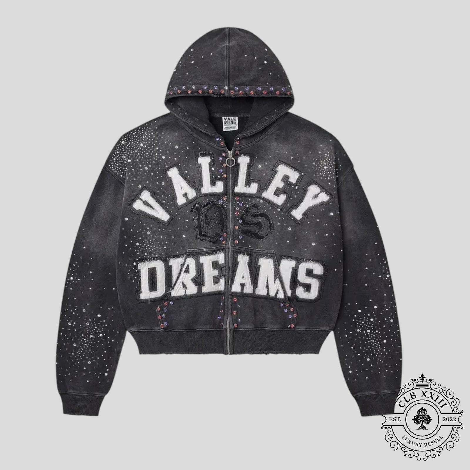 Vale Classico Zip Up in Black