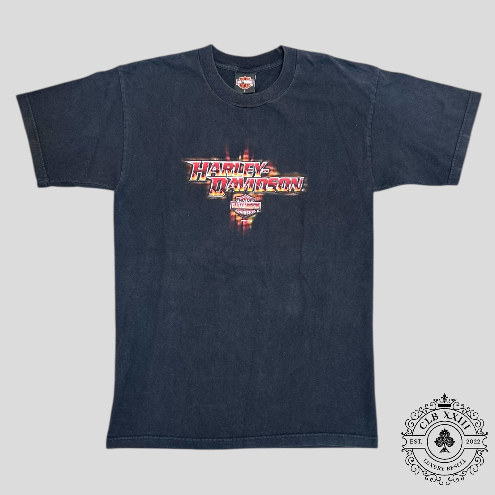 Harley Davidson Orlando 2004 Vintage Tee in Black