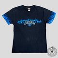 Harley Davidson Dayton Ohio Blue Flame 2005 Vintage Tee in Black