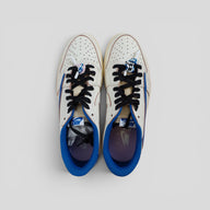 Air Jordan 1 Retro Low OG SP Fragment x Travis Scott Sail Military Blue