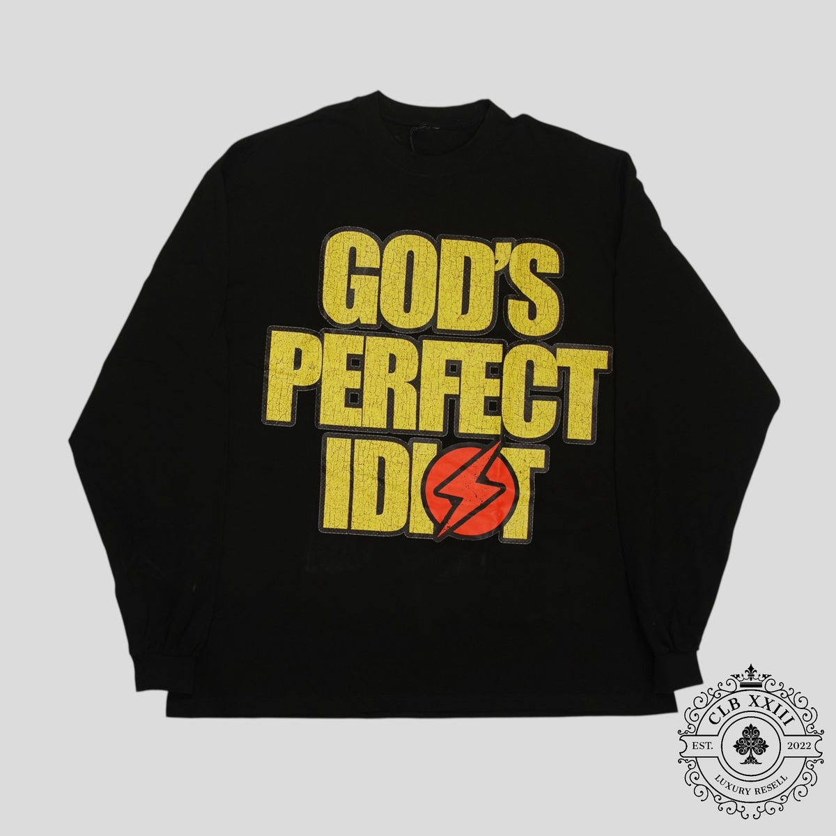 Blind Love God's Perfect Idiot Tee in Black