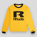 Rhude Petrol LS Tee in Yellow
