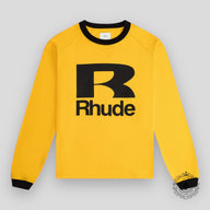 Rhude Petrol LS Tee in Yellow