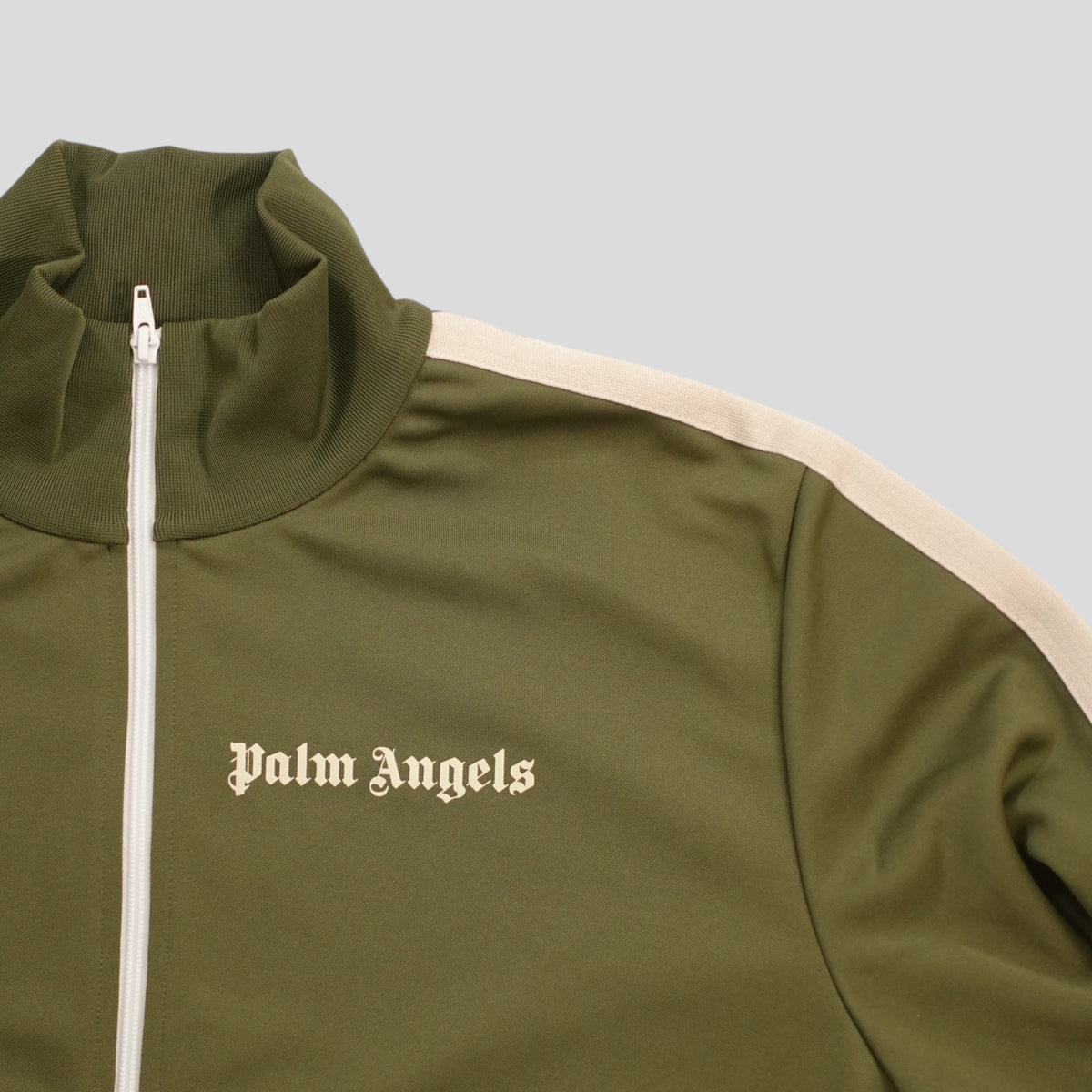 Palm Angels Classic Track Jacket in Military Green