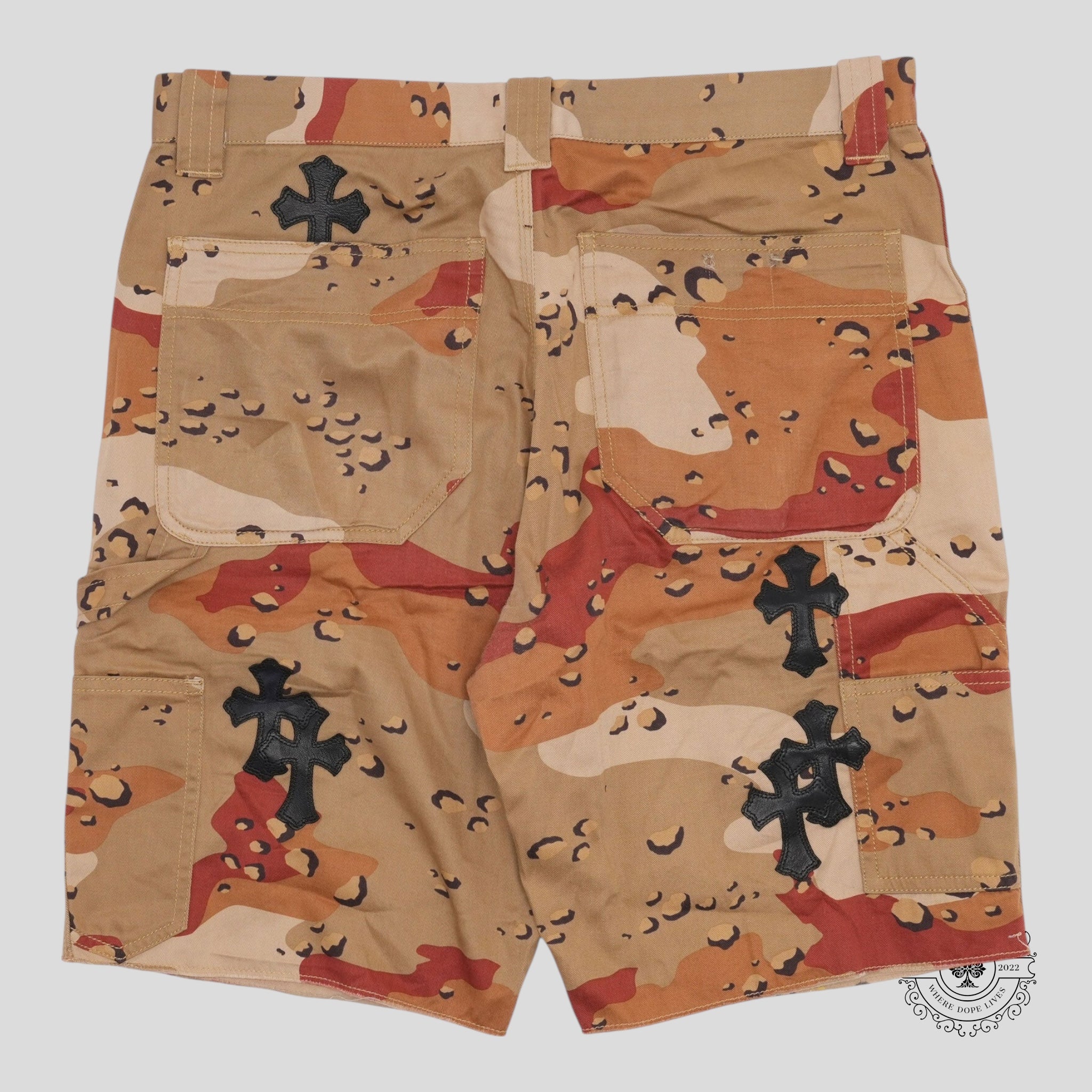 Chrome Hearts Sex Record Shorts in Desert Camo