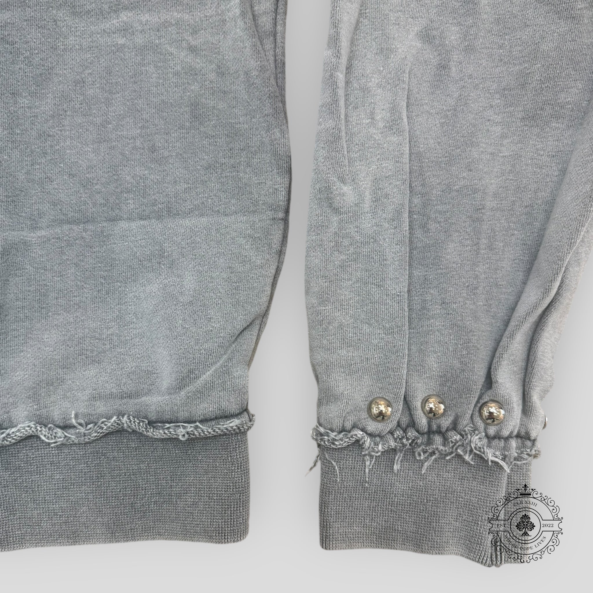 Saint Vanity French Terry Hoodie in Grey