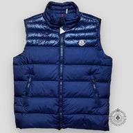 Moncler Puffer Vest in Navy Blue
