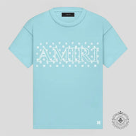 Amiri Paisley Tee in Aqua