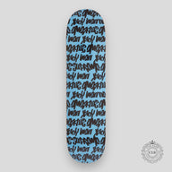 SUPREME FAT TIP SKATE DECK - LIGHT BLUE