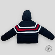 Prada Cashmere Logo Down Jacket in Black