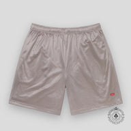 Supreme Small Box Logo Baggy Mesh Shorts in Grey