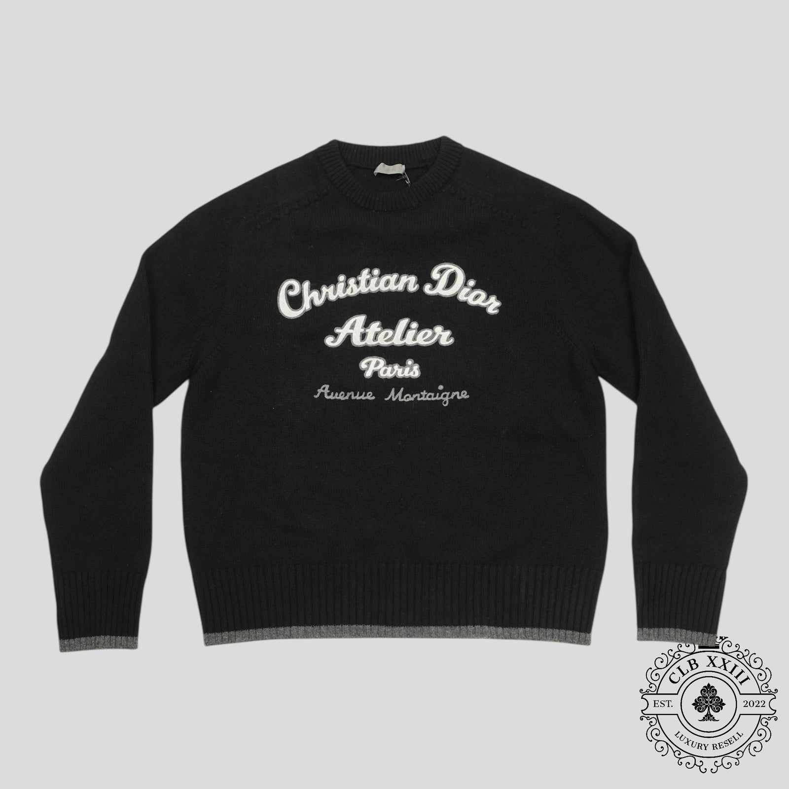 Dior "Christian Dior Atelier" Sweater in Black
