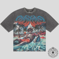 Godspeed Pool Party Tee in Grey Wash