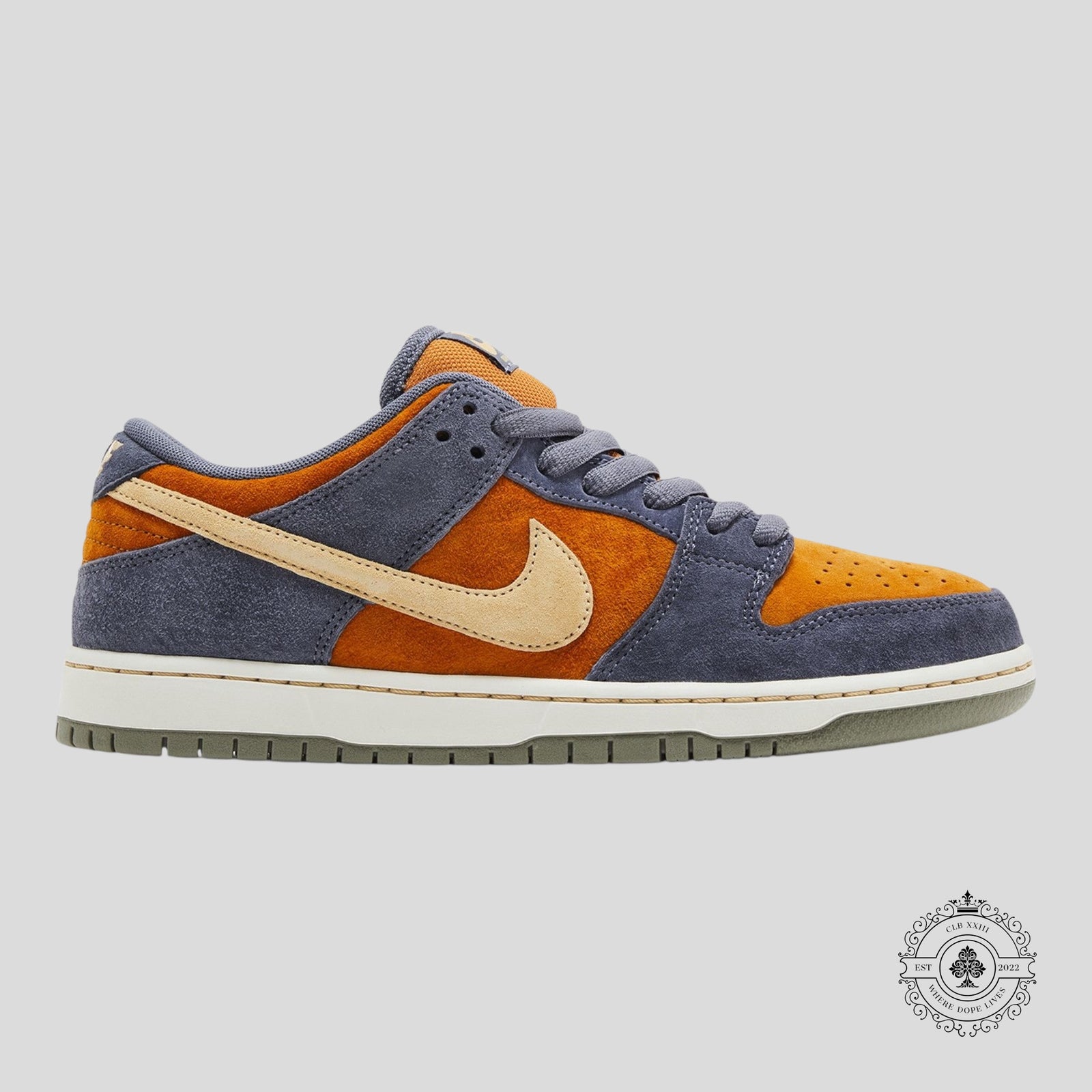 Nike SB Dunk Low Light Carbon Monarch