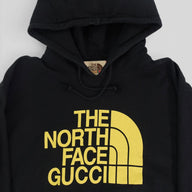 Gucci The North Face Web Hoodie in Black/Gold