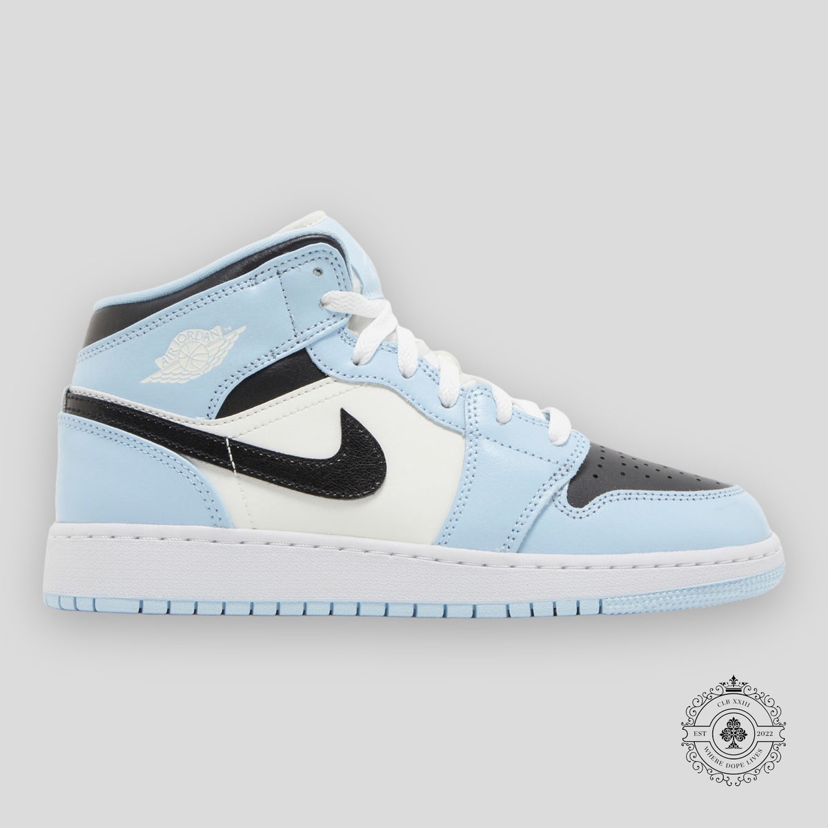 Air Jordan 1 Mid GS Ice Blue (2023)