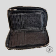 Chrome Hearts Checkered Zip Up Wallet